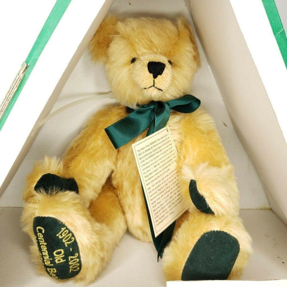 German Hermann Old Centennial Bear Mohair Limited Edition 1298/2000 Articulated